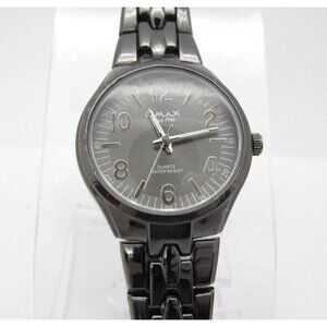 Women's QMAX Quartz WR Analog 27mm Dial Causal Round Watch (E518)